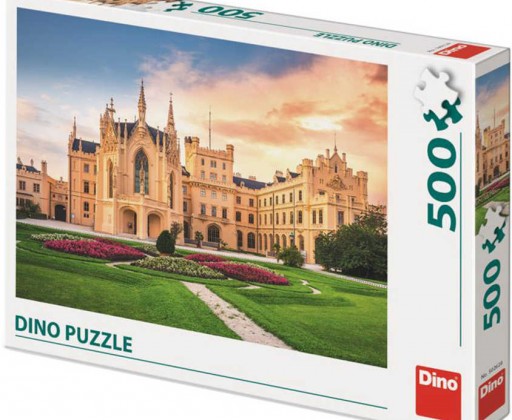 DINO Puzzle 500 dílků Zámek lednice foto 47x33cm skládačka Dino