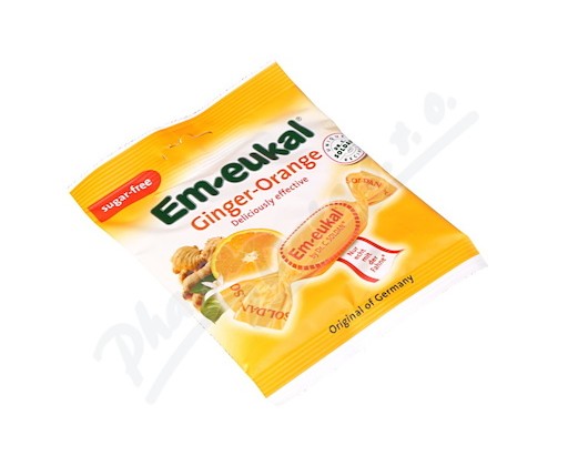 Em-Eukal dropsy zázvor-pomeranč s vit.bez cukr 50g Em-Eukal