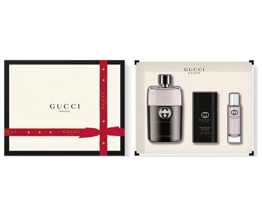 Gucci Gucci Guilty - EDT 90 ml + tuhý deodorant 75 ml + EDT 15 ml Gucci