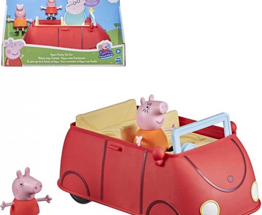 HASBRO Prasátko Peppa Pig Rodinné auto set se 2 figurkami na baterie Zvuk Hasbro