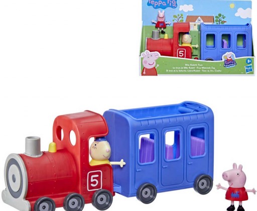 HASBRO Prasátko Peppa Pig Vlak slečny králíčkové set se 2 figurkami Hasbro