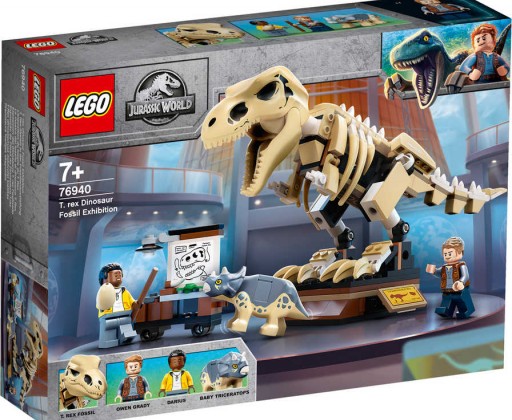 LEGO JURASSIC WORLD Výstava fosílií T-Rexe 76940 STAVEBNICE Lego