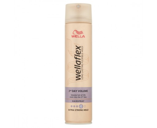 Lak s extra silnou fixací pro zvětšení objemu Wellaflex 2nd Day Volume (Hairspray) 75 ml Wella