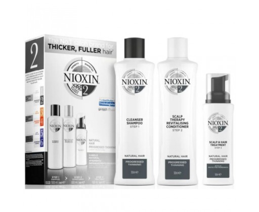 Nioxin Dárková sada XXL vlasové péče pro jemné výrazně řídnoucí přírodní vlasy System 2 Nioxin