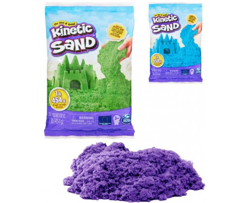SPIN MASTER Kinetic Sand 454g písek magický 3 barvy v sáčku Spin Master