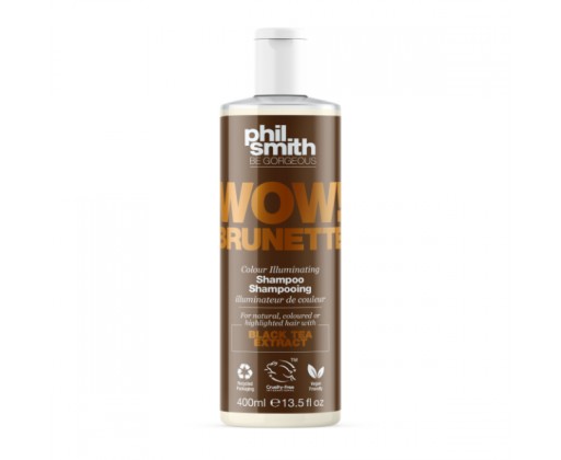 Šampon pro brunetky Wow! Brunette (Colour Illuminating Shampoo) 400 ml Phil Smith Be Gorgeous
