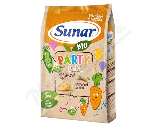Sunar BIO křupky Party mix 45g Sunar