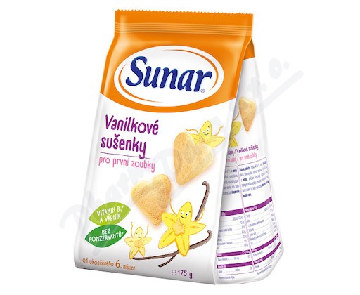 Sunar vanilkové sušenky 175g Sunar