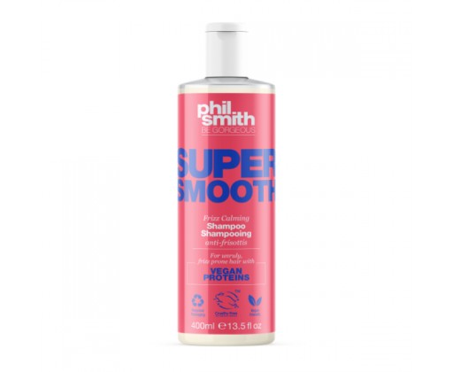 Uhlazující šampon pro nepoddajné vlasy Super Smooth (Frizz Calming Shampoo) 400 ml Phil Smith Be Gorgeous