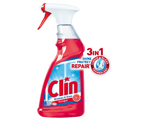 Clin čistič na okna s vůní ovocného octu  500 ml Clin