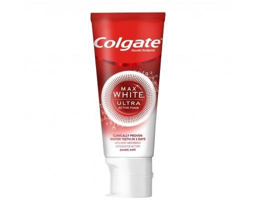 Colgate Max White Ultra Active Foam bělicí zubní pasta 50 ml Colgate