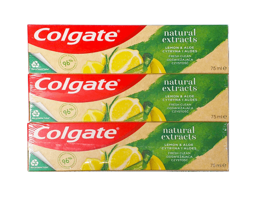 Colgate zubní pasta Naturals Lemon TRIO  75 ml Colgate