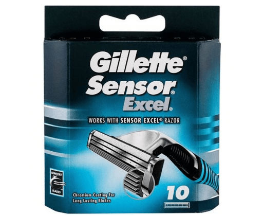 Gillette Sensor Excel náhradní hlavice 10 ks Gillette