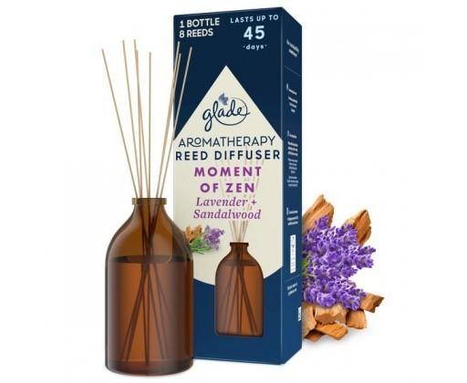 Glade Vonné tyčinky s vůní levandule a santalového dřeva Aromatherapy Reed Moment of Zen  80 ml Glade