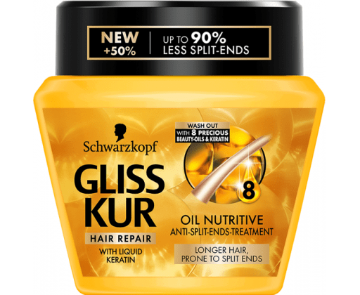 Gliss Kur Oil Nutritive péče proti roztřepeným konečkům  300 ml Gliss Kur