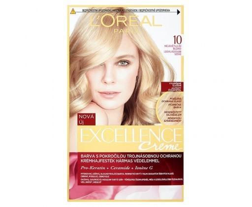 L'Oréal Paris Excellence Crème  odstín nejsvětlejší blond 10 L'Oréal Paris