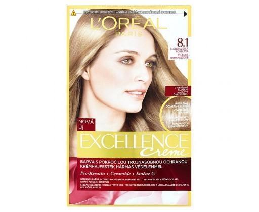 L'Oréal Paris Excellence Créme permanentní barva na vlasy 8 .1 blond světlá popelavá L'Oréal Paris