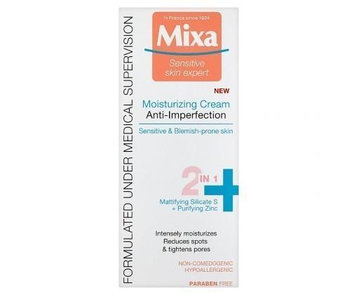 Mixa Sensitive Skin Expert hydratační krém 2v1 proti nedokonalostem 50 ml Mixa