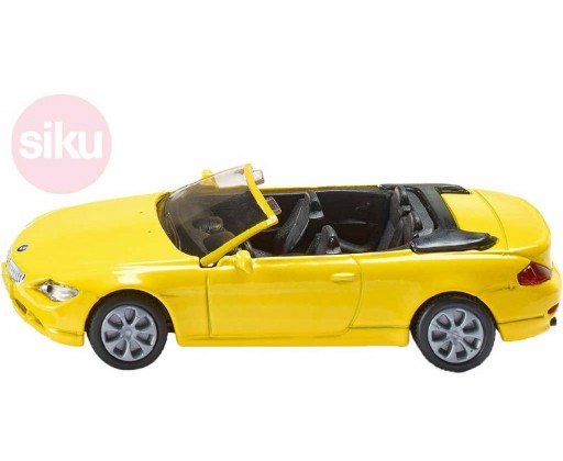 SIKU Auto sportovní BMW 645i cabriolet žlutý model kov 1007 Siku