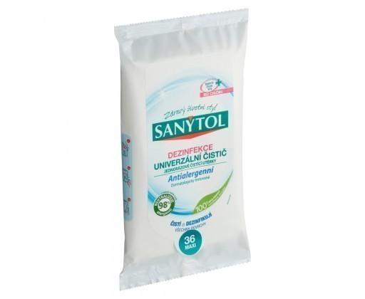 Sanytol antialergenní dezinfekční ubrousky 36 ks Sanytol