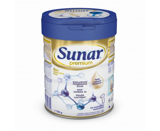 Sunar Premium 1 kojenecké mléko 700 g Sunar