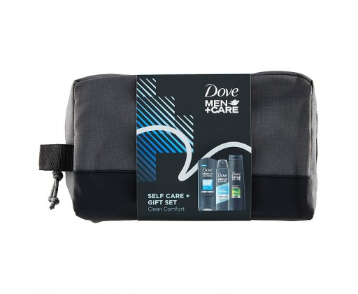 Dove Men+Care Clean Comfort Kosmetická taška pro muže 3 ks Dove
