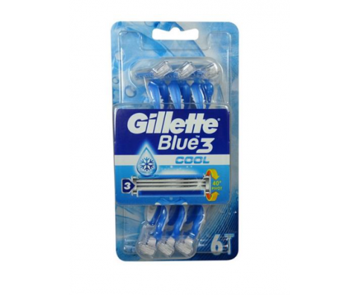 Gillette Blue III COOL pohotová holítka 6 ks Gillette