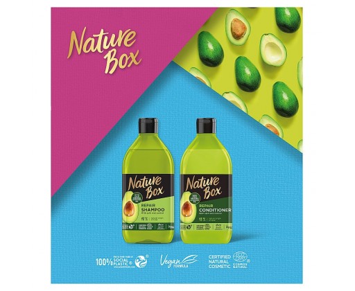 Nature Box Avocado dárková sada na vlasy 2 ks Nature Box