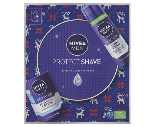 Nivea Men Protect Shave Lotion dárková sada 2 ks Nivea