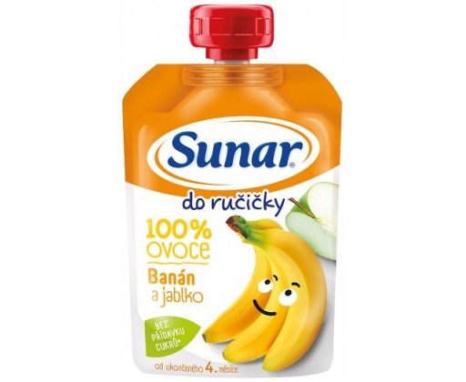 Sunar Do ručičky banán a jablko 100 g Sunar