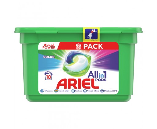 Ariel Color gelové kapsle na praní 10 ks Ariel