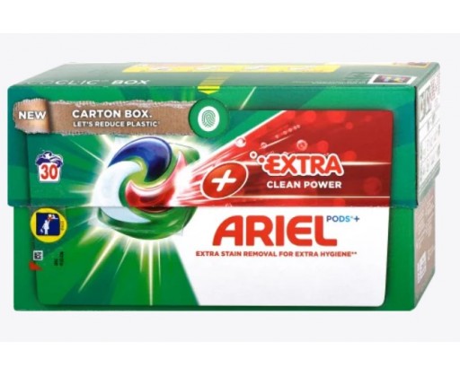 Ariel Plus Extra Clean kapsle na praní  30 ks Ariel