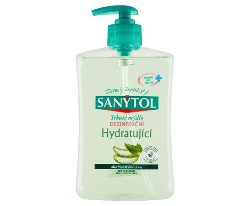 Sanytol Aloe vera & zelený čaj dezinfekční mýdlo na ruce 500 ml Sanytol 