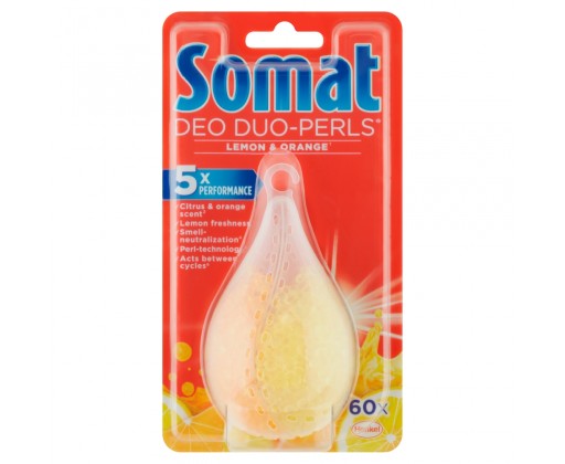 Somat Deo Duo-Perls osvěžovač do myčky na nádobí s vůní citronu a pomeranče 1 ks Somat
