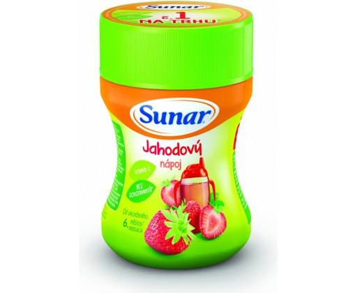 Sunar rozpustný nápoj jahodový  200 g Sunar