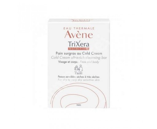 Avène Tuhé mýdlo na obličej a tělo pro suchou citlivou pokožku TriXera  100 ml Avène