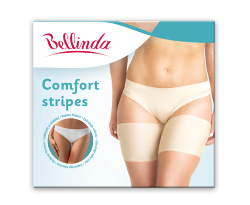 Bellinda Comfort Stripes bandeletky proti odírání stehen vel. S/M tělové 1 ks Bellinda