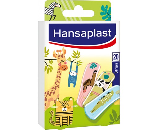 Hansaplast dětská náplast s motivy zvířátek 20 ks Hansaplast